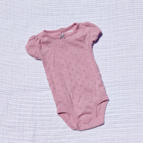 CHILD OF MINE Dusty Pink Body with Silver Dots - Picture 2 of 2